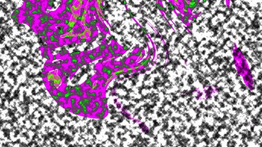 Renkli basit arka plan, dalgalı etkisi. Etkisi noktalarla. Ritmik ses parçacıklar. Tahıl doku. Renkli darbeleri ile duvar kağıdı. Duvar iç tasarım, lockscreen, paket için desen