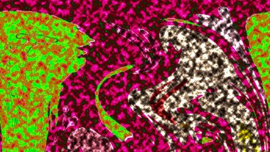 Renkli basit arka plan, dalgalı etkisi. Etkisi noktalarla. Ritmik ses parçacıklar. Tahıl doku. Renkli darbeleri ile duvar kağıdı. Duvar iç tasarım, lockscreen, paket için desen