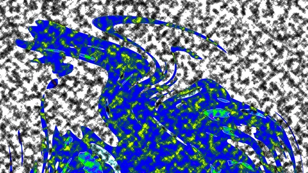 Барвистий Простий Абстрактний Фон Хвилястий Ефект Ефект Прискорення Частинки Ритмічного — стокове фото