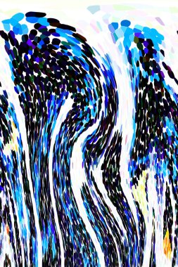 Renkli basit arka plan, dalgalı etkisi. Etkisi noktalarla. Ritmik ses parçacıklar. Tahıl doku. Renkli darbeleri ile duvar kağıdı. Duvar iç tasarım, lockscreen, paket için desen