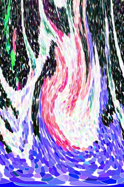 Renkli basit arka plan, dalgalı etkisi. Etkisi noktalarla. Ritmik ses parçacıklar. Tahıl doku. Renkli darbeleri ile duvar kağıdı. Duvar iç tasarım, lockscreen, paket için desen