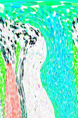 Renkli basit arka plan, dalgalı etkisi. Etkisi noktalarla. Ritmik ses parçacıklar. Tahıl doku. Renkli darbeleri ile duvar kağıdı. Duvar iç tasarım, lockscreen, paket için desen