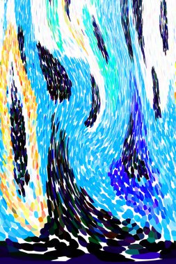 Renkli basit arka plan, dalgalı etkisi. Etkisi noktalarla. Ritmik ses parçacıklar. Tahıl doku. Renkli darbeleri ile duvar kağıdı. Duvar iç tasarım, lockscreen, paket için desen