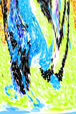 Renkli basit arka plan, dalgalı etkisi. Etkisi noktalarla. Ritmik ses parçacıklar. Tahıl doku. Renkli darbeleri ile duvar kağıdı. Duvar iç tasarım, lockscreen, paket için desen