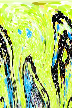 Renkli basit arka plan, dalgalı etkisi. Etkisi noktalarla. Ritmik ses parçacıklar. Tahıl doku. Renkli darbeleri ile duvar kağıdı. Duvar iç tasarım, lockscreen, paket için desen