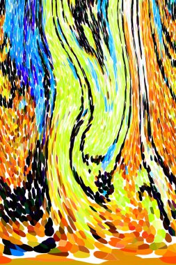 Renkli basit arka plan, dalgalı etkisi. Etkisi noktalarla. Ritmik ses parçacıklar. Tahıl doku. Renkli darbeleri ile duvar kağıdı. Duvar iç tasarım, lockscreen, paket için desen