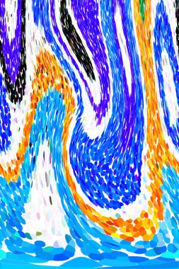 Renkli basit arka plan, dalgalı etkisi. Etkisi noktalarla. Ritmik ses parçacıklar. Tahıl doku. Renkli darbeleri ile duvar kağıdı. Duvar iç tasarım, lockscreen, paket için desen