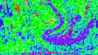 Renkli basit arka plan, dalgalı etkisi. Etkisi noktalarla. Ritmik ses parçacıklar. Tahıl doku. Renkli darbeleri ile duvar kağıdı. Duvar iç tasarım, lockscreen, paket için desen