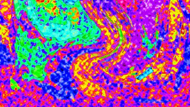 Renkli basit arka plan, dalgalı etkisi. Etkisi noktalarla. Ritmik ses parçacıklar. Tahıl doku. Renkli darbeleri ile duvar kağıdı. Duvar iç tasarım, lockscreen, paket için desen