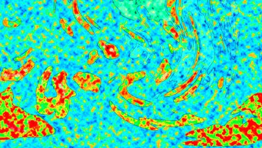 Renkli basit arka plan, dalgalı etkisi. Etkisi noktalarla. Ritmik ses parçacıklar. Tahıl doku. Renkli darbeleri ile duvar kağıdı. Duvar iç tasarım, lockscreen, paket için desen