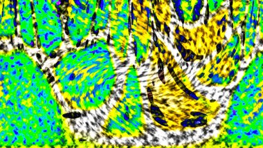 Modern tasarım çizimi. Çizgi ve renk bloğu geometrik şekiller. Pop sanat