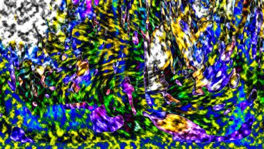 Modern tasarım çizimi. Çizgi ve renk bloğu geometrik şekiller. Pop sanat