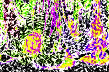 Modern tasarım çizimi. Çizgi ve renk bloğu geometrik şekiller. Pop sanat