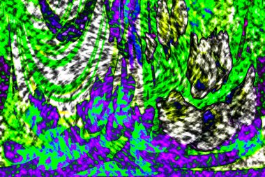 Modern tasarım çizimi. Çizgi ve renk bloğu geometrik şekiller. Pop sanat