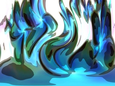 Modern tasarım çizimi. Çizgi ve renk bloğu geometrik şekiller. Pop sanat