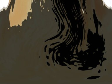 Modern tasarım çizimi. Çizgi ve renk bloğu geometrik şekiller. Pop sanat