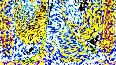 Modern tasarım çizimi. Çizgi ve renk bloğu geometrik şekiller. Pop sanat