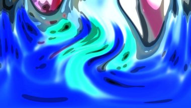 Modern tasarım çizimi. Çizgi ve renk bloğu geometrik şekiller. Pop sanat