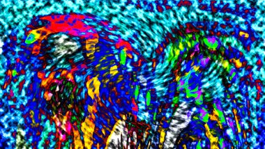 Modern tasarım çizimi. Çizgi ve renk bloğu geometrik şekiller. Pop sanat