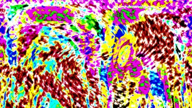 Modern tasarım çizimi. Çizgi ve renk bloğu geometrik şekiller. Pop sanat