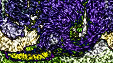 Modern tasarım çizimi. Çizgi ve renk bloğu geometrik şekiller. Pop sanat