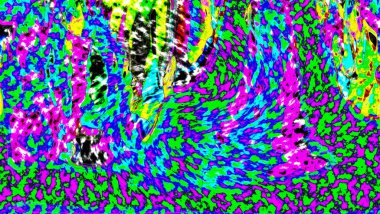 Modern tasarım çizimi. Çizgi ve renk bloğu geometrik şekiller. Pop sanat