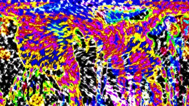 Modern tasarım çizimi. Çizgi ve renk bloğu geometrik şekiller. Pop sanat