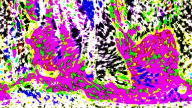 Modern tasarım çizimi. Çizgi ve renk bloğu geometrik şekiller. Pop sanat