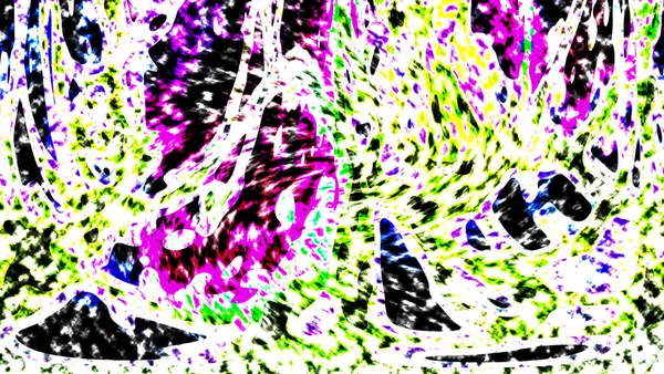 モダンなデザインイラスト 線と色のブロックの幾何学的な数字 ポップアート — ストック写真