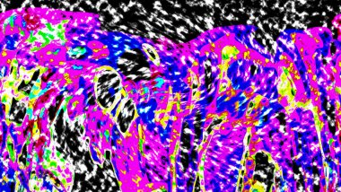 Modern tasarım çizimi. Çizgi ve renk bloğu geometrik şekiller. Pop sanat