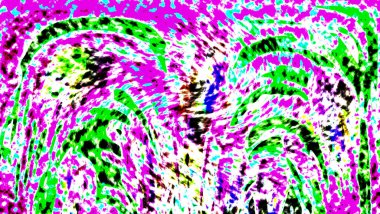 Modern tasarım çizimi. Çizgi ve renk bloğu geometrik şekiller. Pop sanat