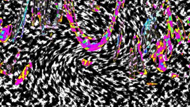 Modern tasarım çizimi. Çizgi ve renk bloğu geometrik şekiller. Pop sanat