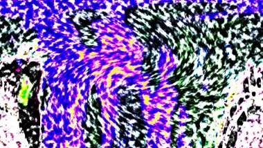 Modern tasarım çizimi. Çizgi ve renk bloğu geometrik şekiller. Pop sanat