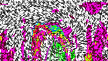 Modern tasarım çizimi. Çizgi ve renk bloğu geometrik şekiller. Pop sanat
