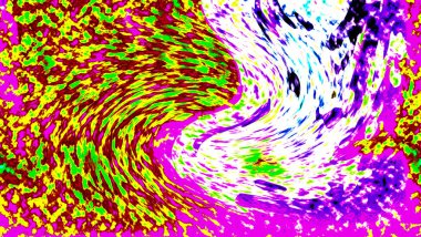 Modern tasarım çizimi. Çizgi ve renk bloğu geometrik şekiller. Pop sanat