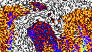 Modern tasarım çizimi. Çizgi ve renk bloğu geometrik şekiller. Pop sanat