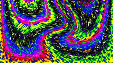 Modern tasarım çizimi. Çizgi ve renk bloğu geometrik şekiller. Pop sanat