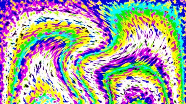 Modern tasarım çizimi. Çizgi ve renk bloğu geometrik şekiller. Pop sanat