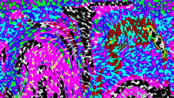 Modern tasarım çizimi. Çizgi ve renk bloğu geometrik şekiller. Pop sanat