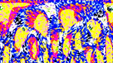 Modern tasarım çizimi. Çizgi ve renk bloğu geometrik şekiller. Pop sanat