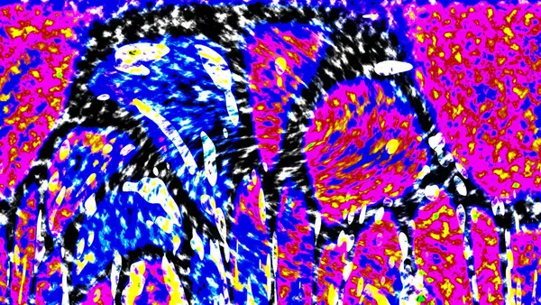 Modern tasarım çizimi. Çizgi ve renk bloğu geometrik şekiller. Pop sanat