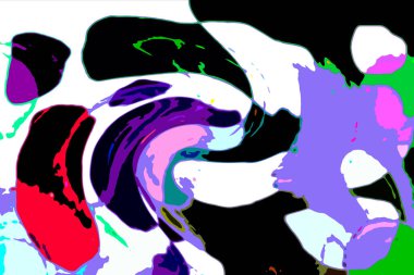 Modern soyut resim. Renkli akıcı sanat resimleri. Geometrik arkaplan.