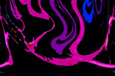 Modern soyut resim. Renkli akıcı sanat resimleri. Geometrik arkaplan.