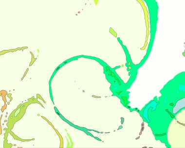 Modern soyut resim. Renkli akıcı sanat resimleri. Geometrik arkaplan.