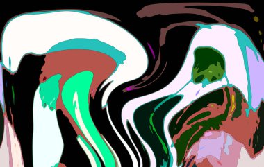 Modern soyut resim. Renkli akıcı sanat resimleri. Geometrik arkaplan.