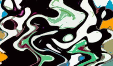 Modern soyut resim. Renkli akıcı sanat resimleri. Geometrik arkaplan.