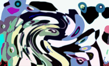 Modern soyut resim. Renkli akıcı sanat resimleri. Geometrik arkaplan.