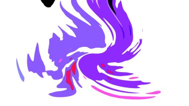 Modern soyut resim. Renkli akıcı sanat resimleri. Geometrik arkaplan.