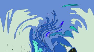 Modern soyut resim. Renkli akıcı sanat resimleri. Geometrik arkaplan.