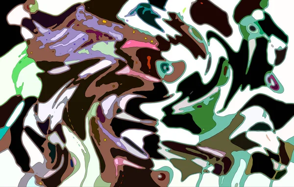 Modern soyut resim. Renkli akıcı sanat resimleri. Geometrik arkaplan.